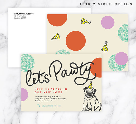 Pawty Invite Mockup