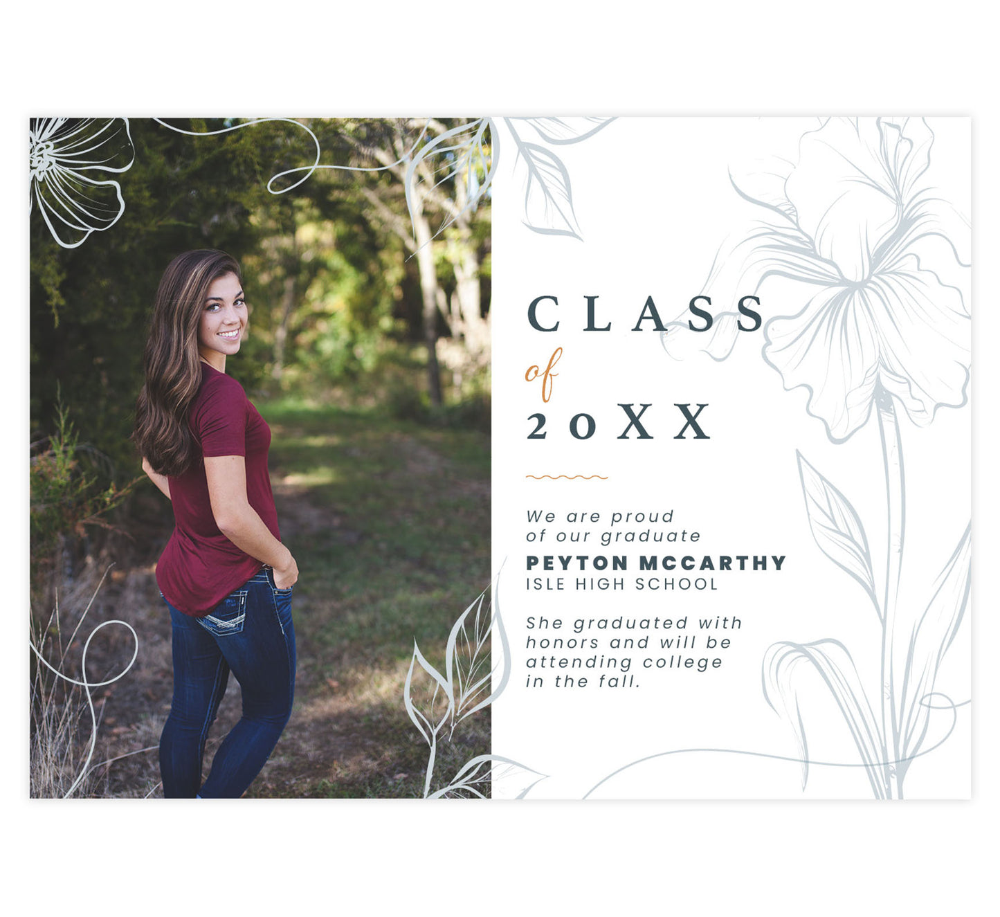 Whimsical Floral Card