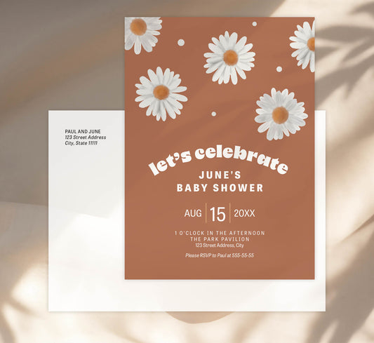 Happy Daisies Invite