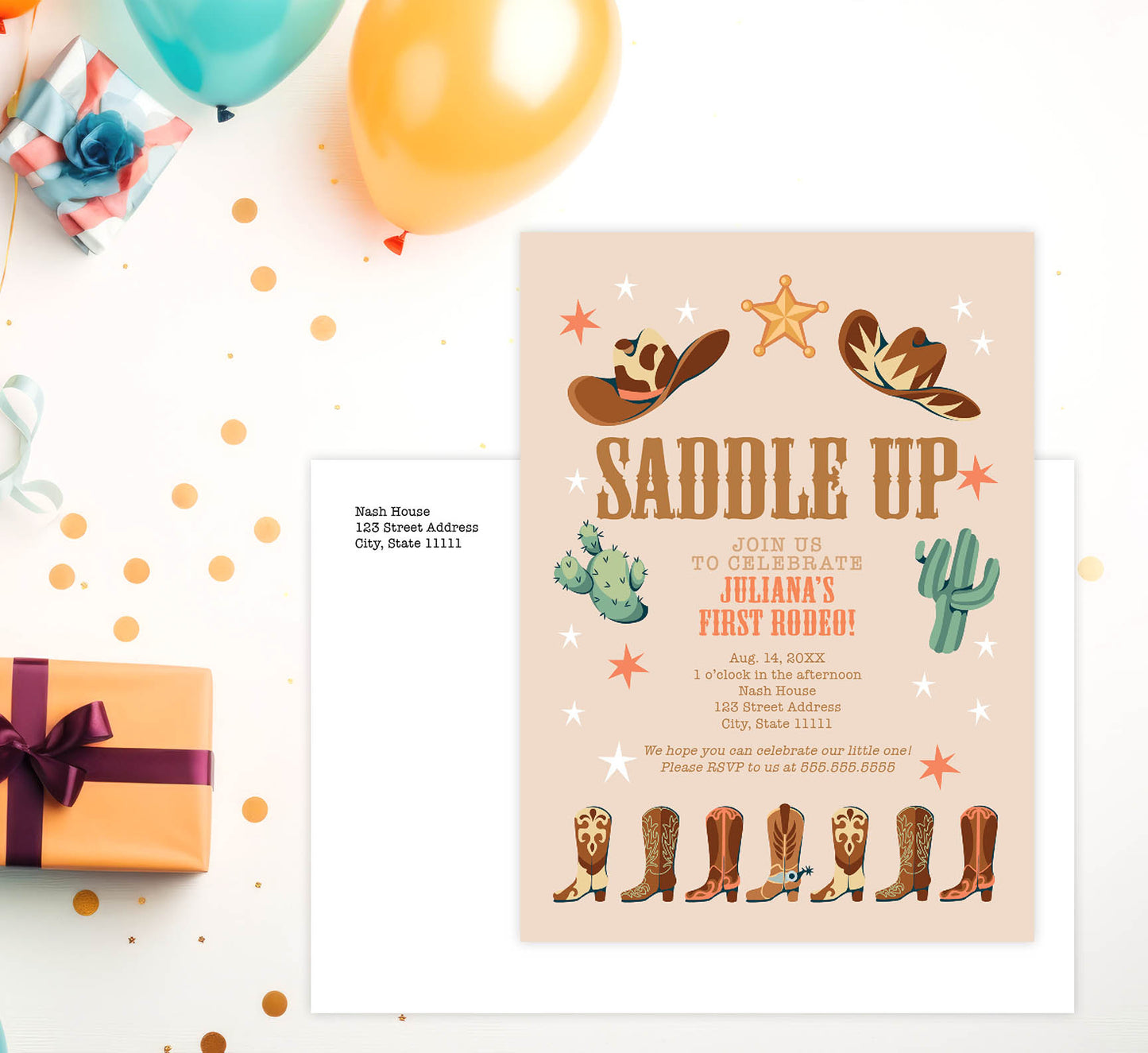 Saddle Up Invite