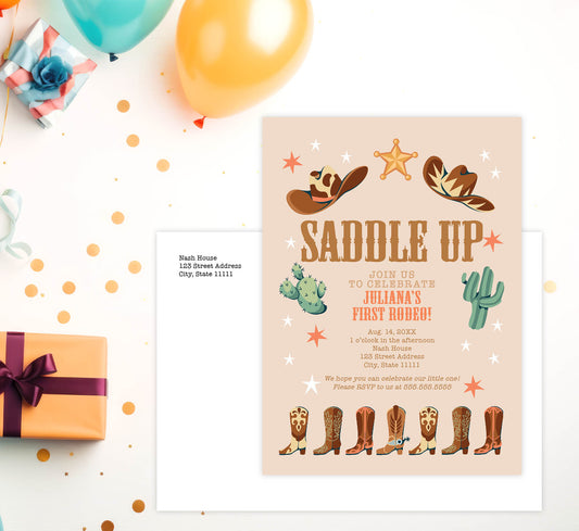 Saddle Up Invite