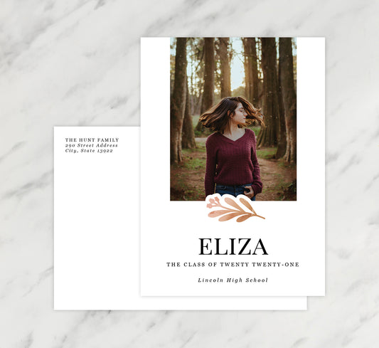 Simple Leaf Announcement