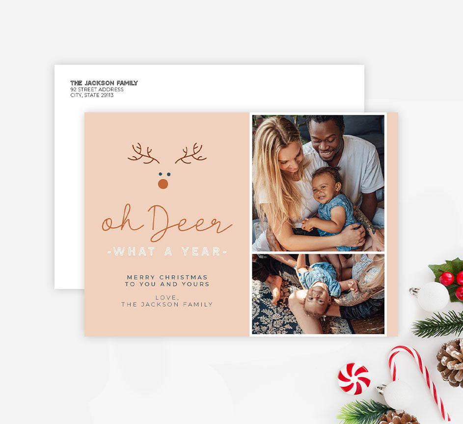 Oh Deer Holiday Card