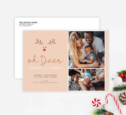 Oh Deer Holiday Card