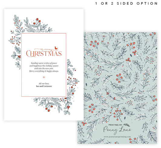 Christmas Cardinal Holiday Card