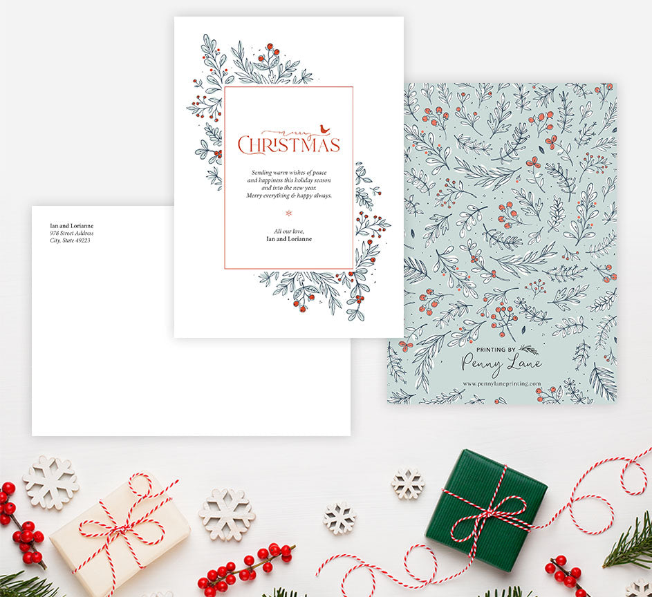 Christmas Cardinal Holiday Card