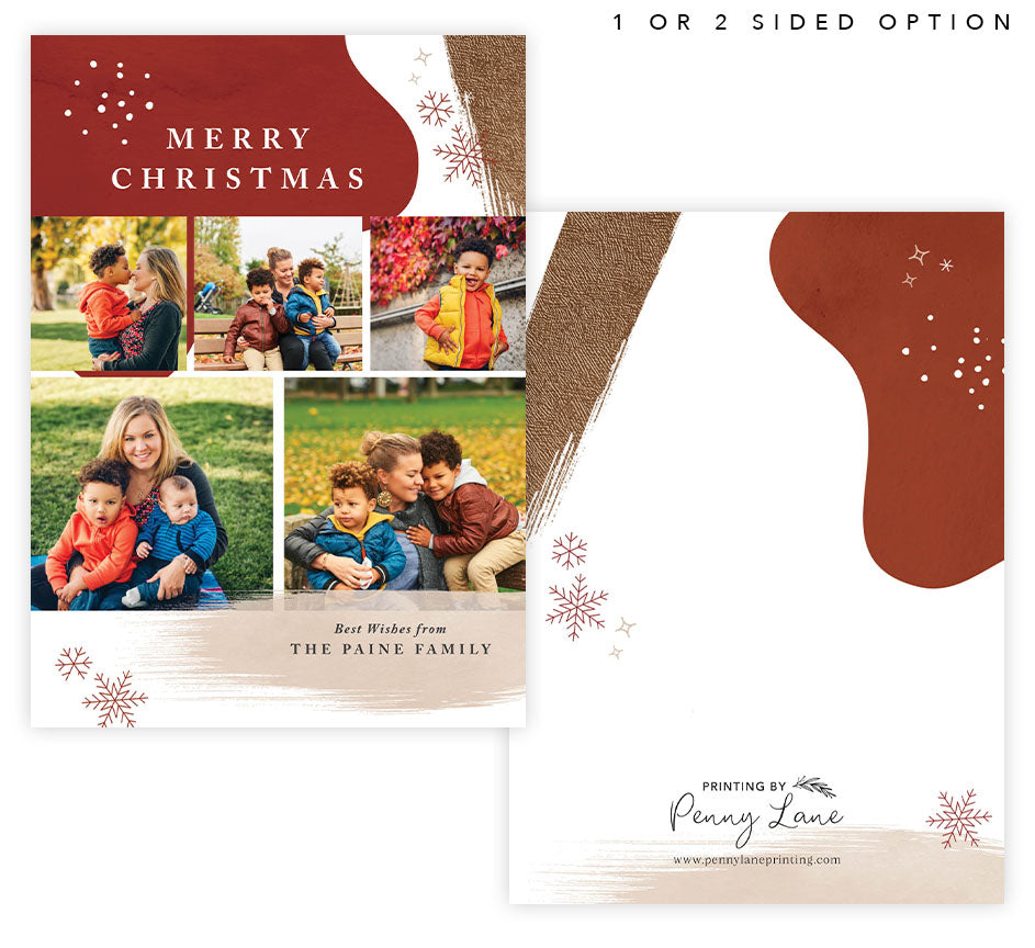 Abstract Christmas Holiday Card