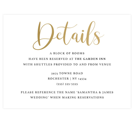 Modern Celebration Details