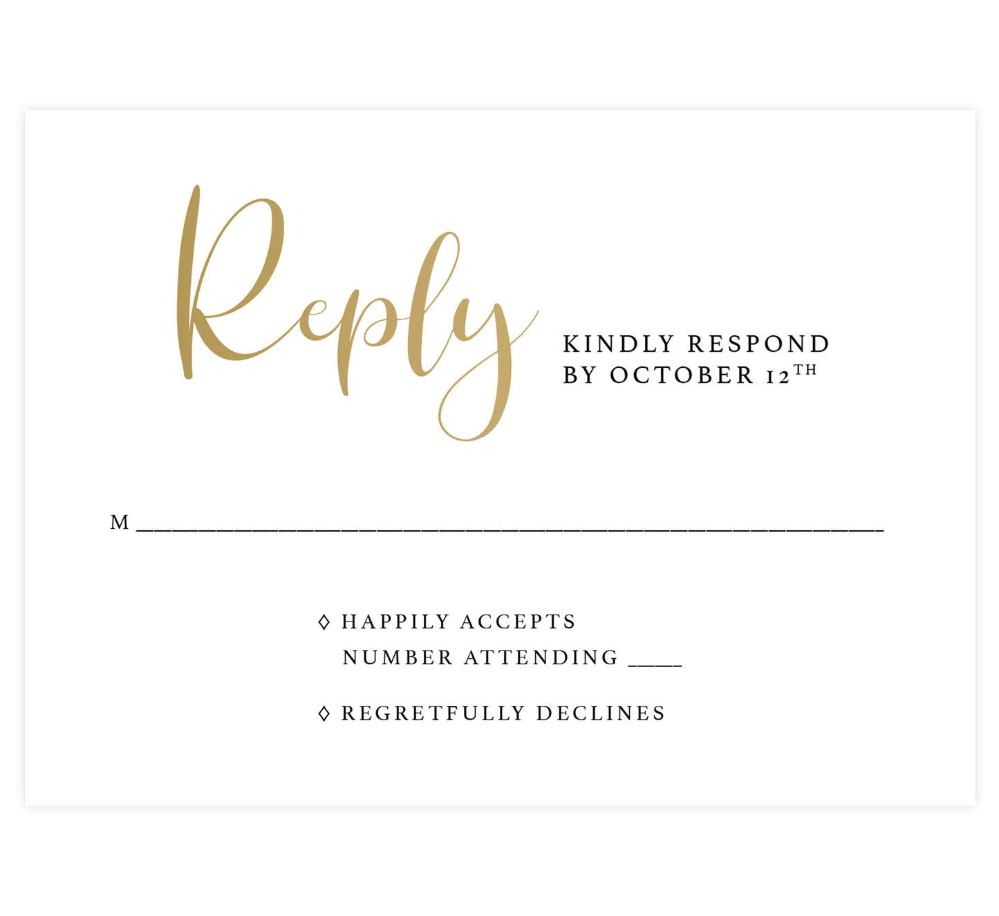 Modern Celebration RSVP