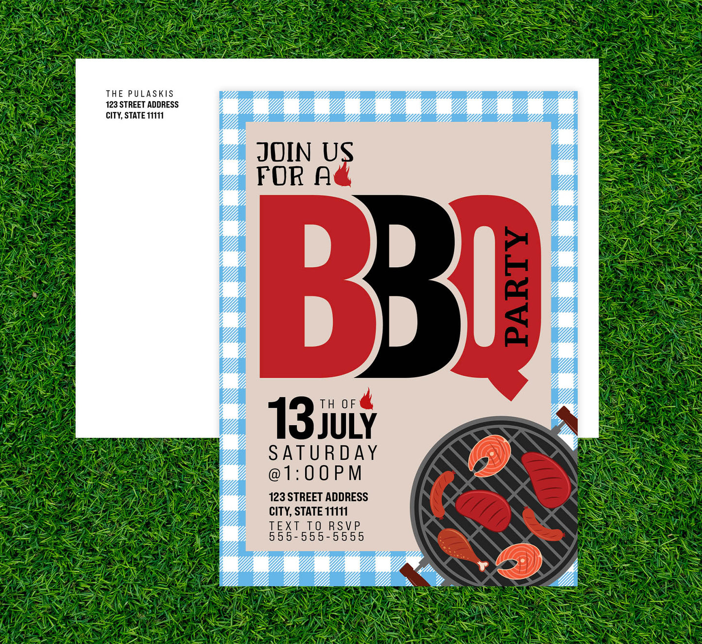 BBQ Picnic Invite