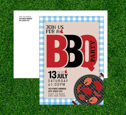 BBQ Picnic Invite