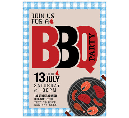 BBQ Picnic Invite
