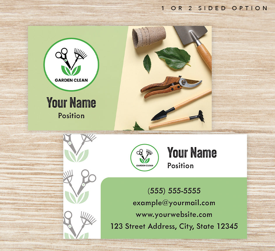 Clean Lines Corporate Business Card