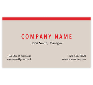 Bold Hello Business Card