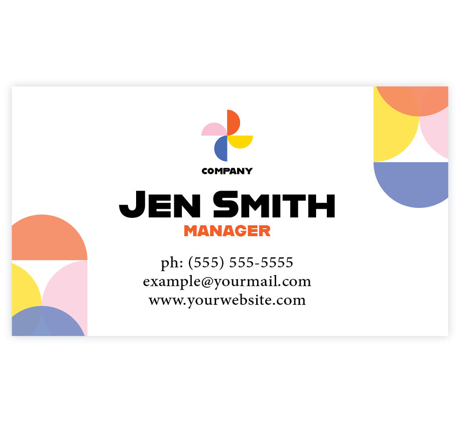 Colorful Tones Business Card