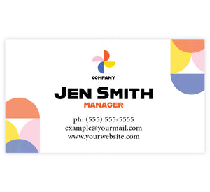 Colorful Tones Business Card