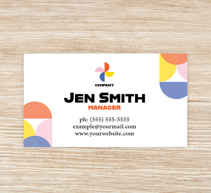 Colorful Tones Business Card