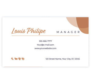 Modern Polished Business Card