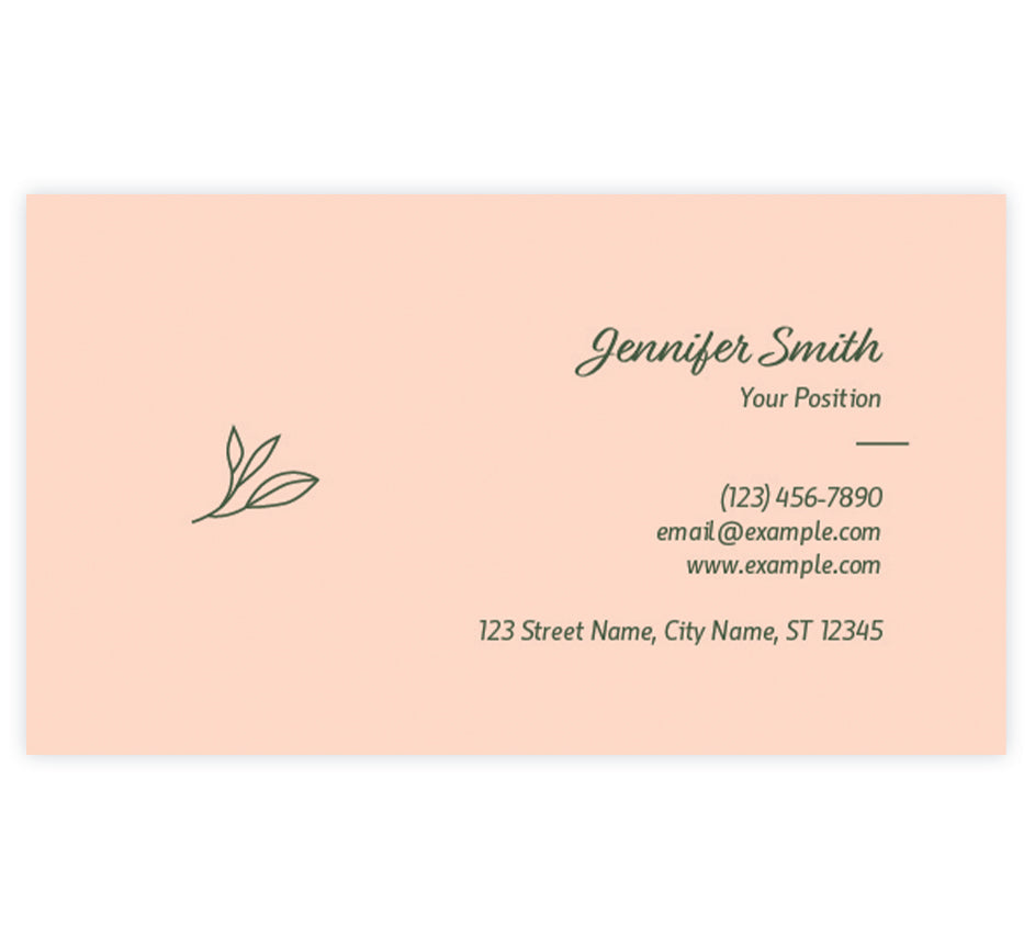 Sophisticated Touch Business Card