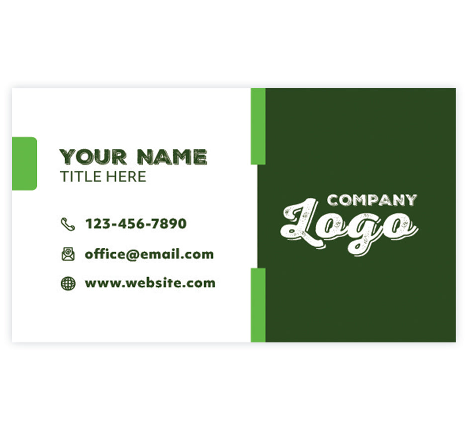 Creative Green Business Card