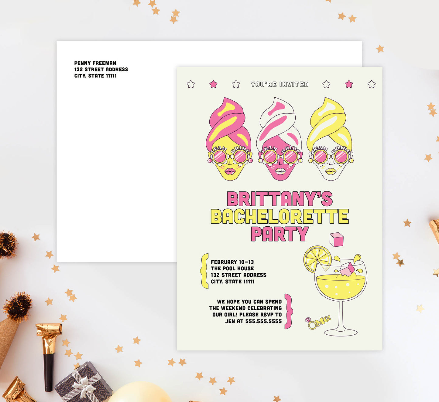 Bride Deco Invite