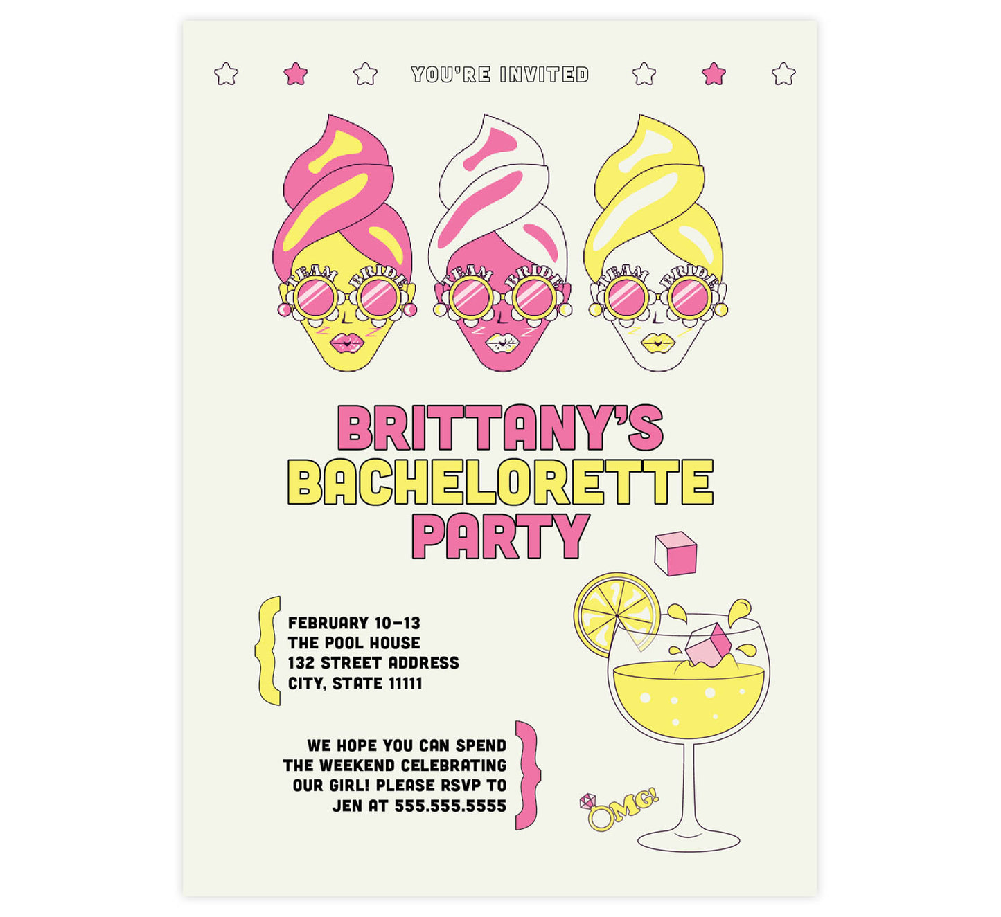 Bride Deco Invite