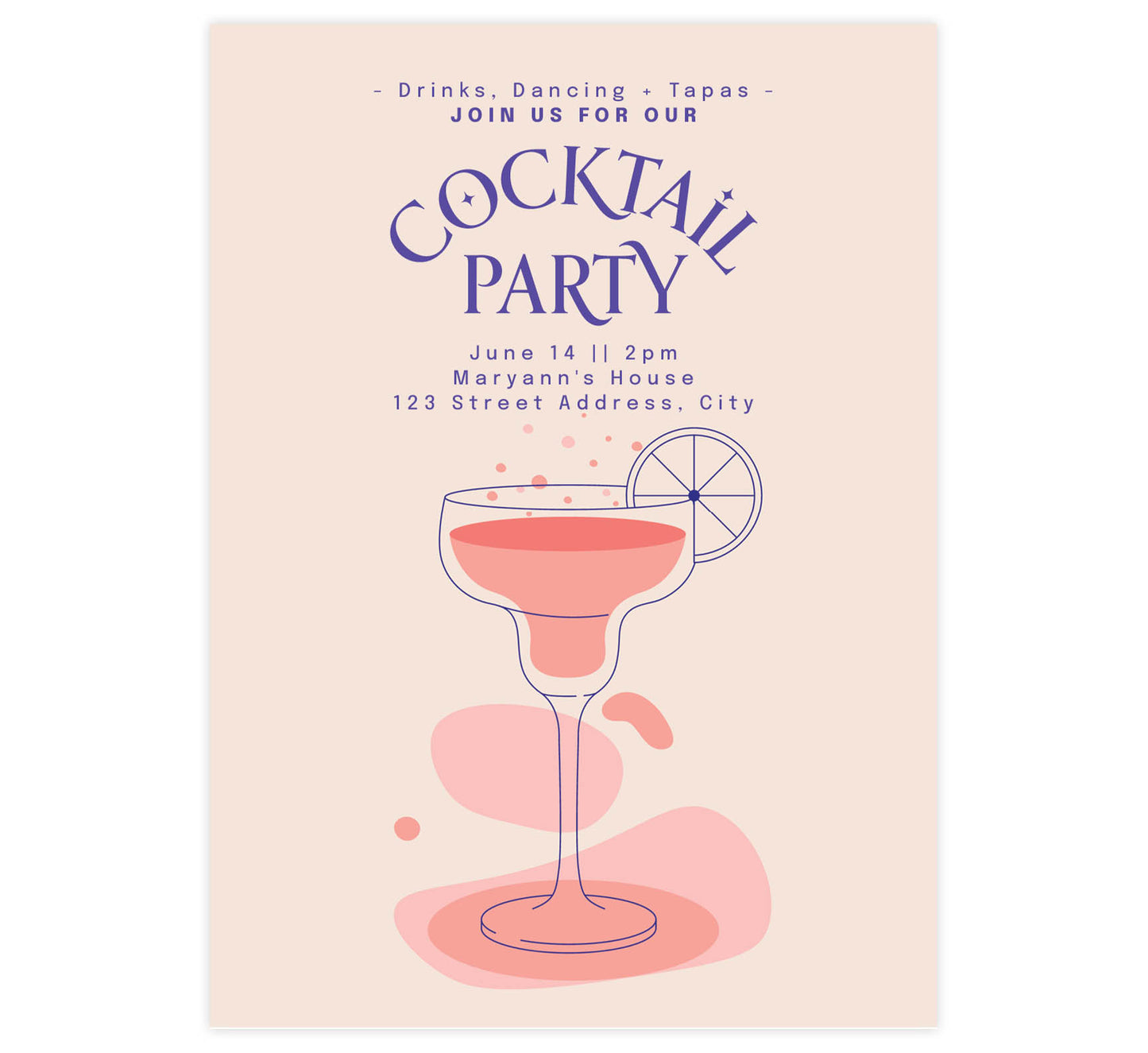 Cocktail Party Invite