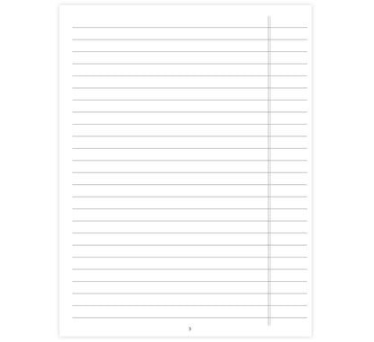 Examination Booklet, 1 Box (150 ct.): 16 Pages, Saddle Stiched, 8.5"x11"