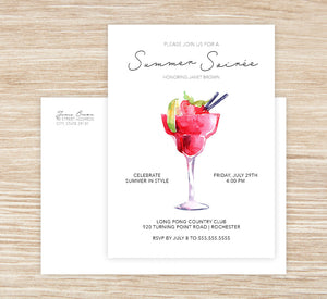 Summer Soiree Invite Mockup