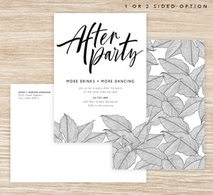 After Party Invite Mockup