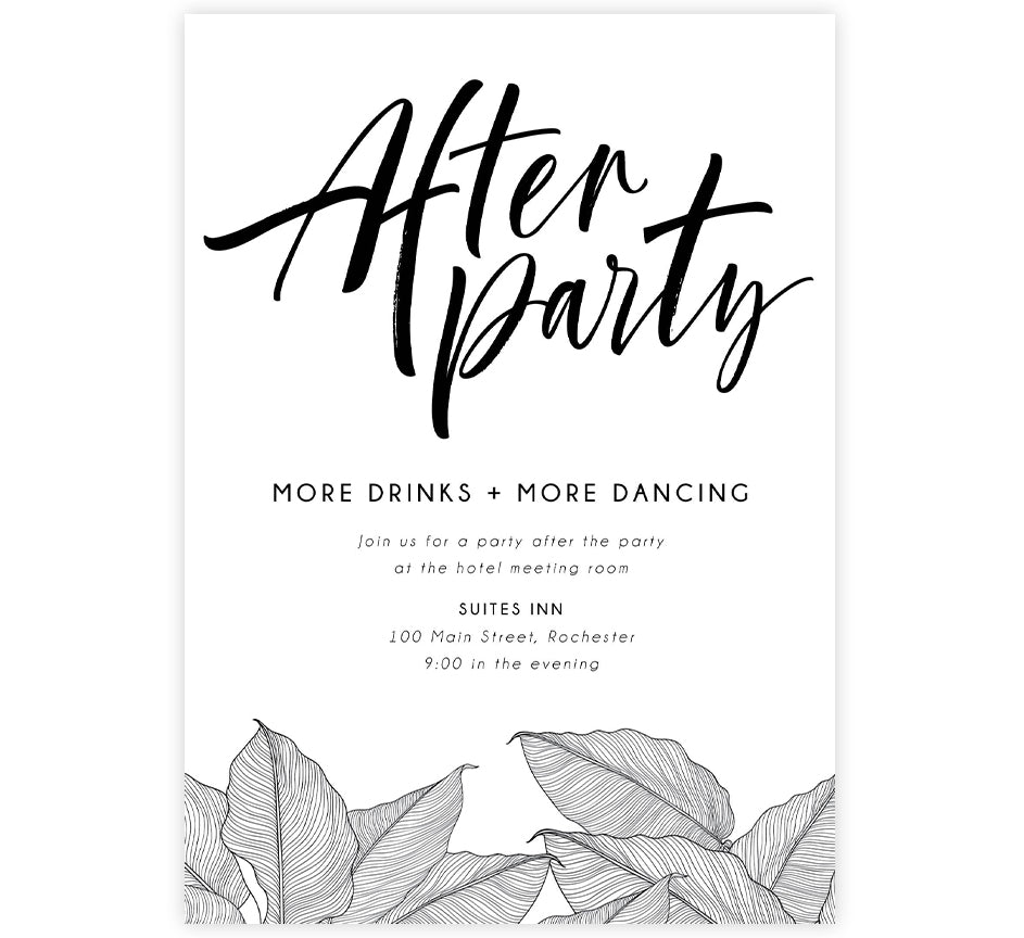 After Party Invite