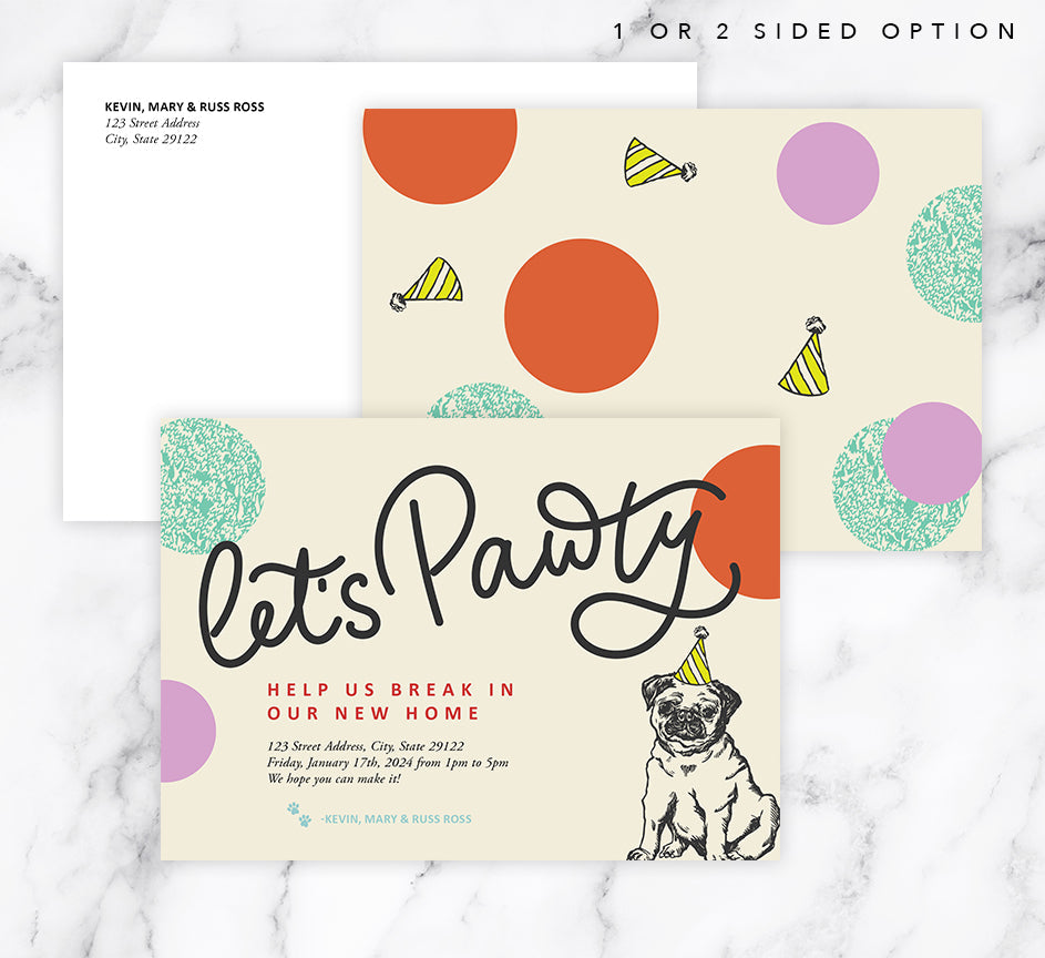 Pawty Invite Mockup