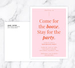 Load image into Gallery viewer, Pink Party Invite Mockup
