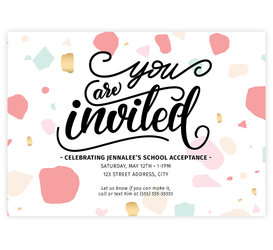 Marble Muse Invite