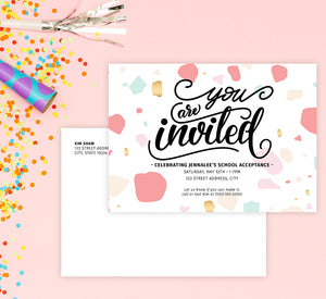 Marble Muse Invite Mockup