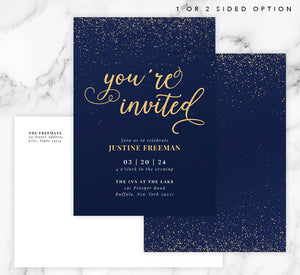 Elegant Bash Invite Mockup