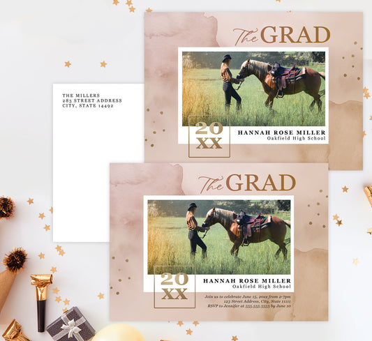 Pink Watercolor Card