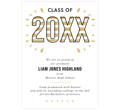 Golden Year Card
