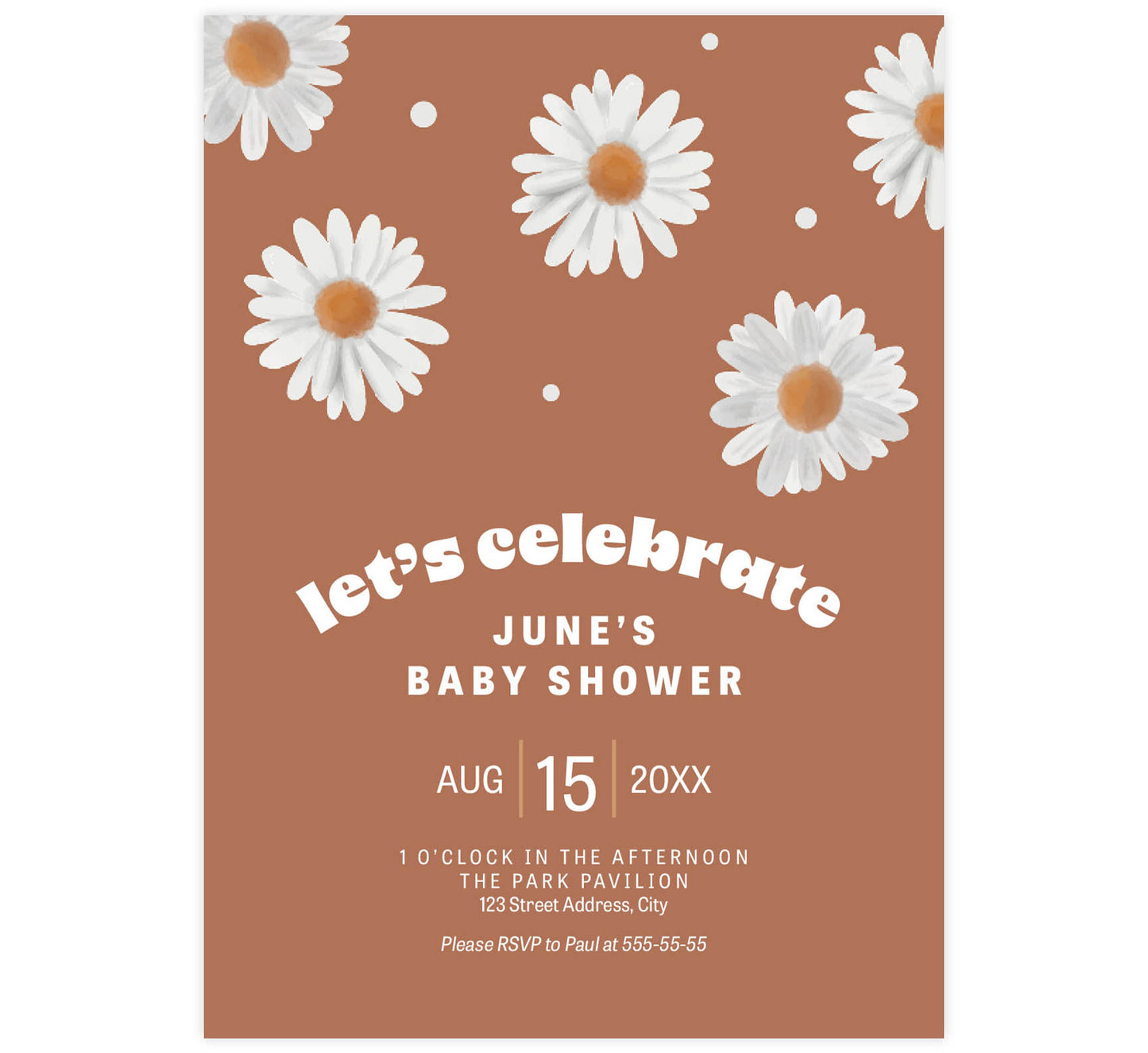 Happy Daisies Invite