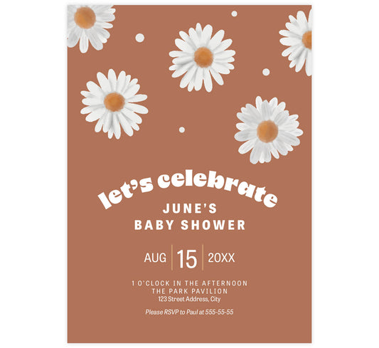 Happy Daisies Invite