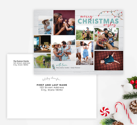 Happy Wishes Holiday Card