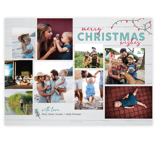 Happy Wishes Holiday Card