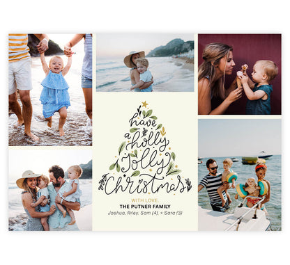 Jolly Christmas Holiday Card