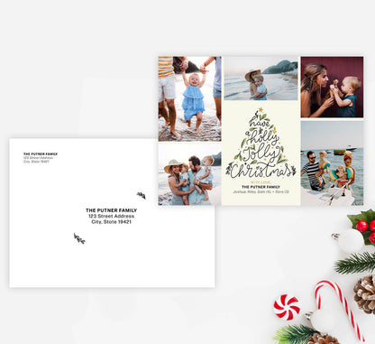 Jolly Christmas Holiday Card