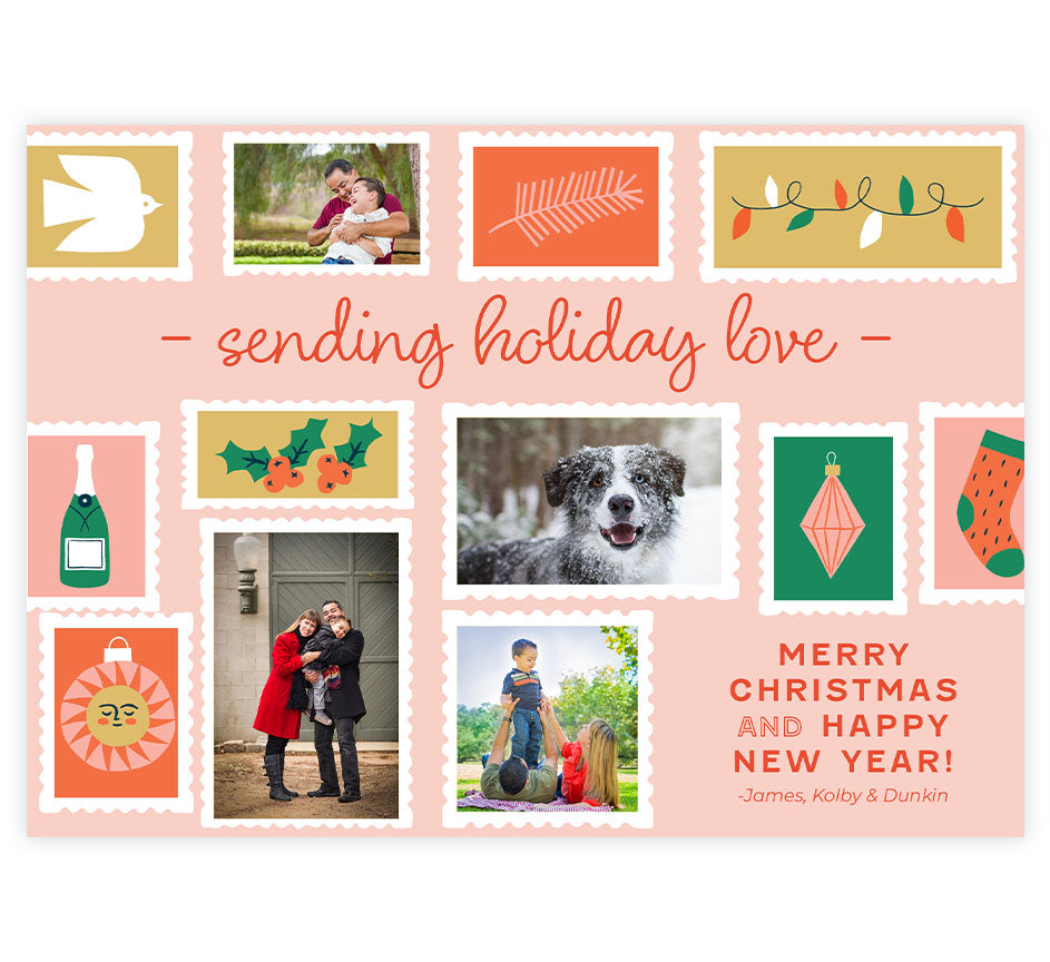 Sending Love Holiday Card