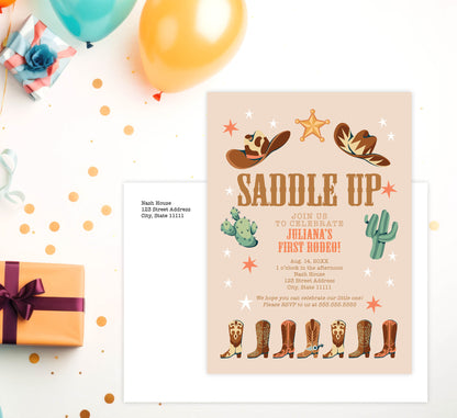 Saddle Up Invite