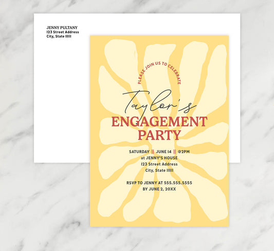 Sunny Yellow Invite