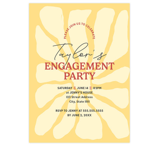 Sunny Yellow Invite