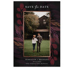 Load image into Gallery viewer, Deep Love Save the Date Card with 1 or 2 image spots
