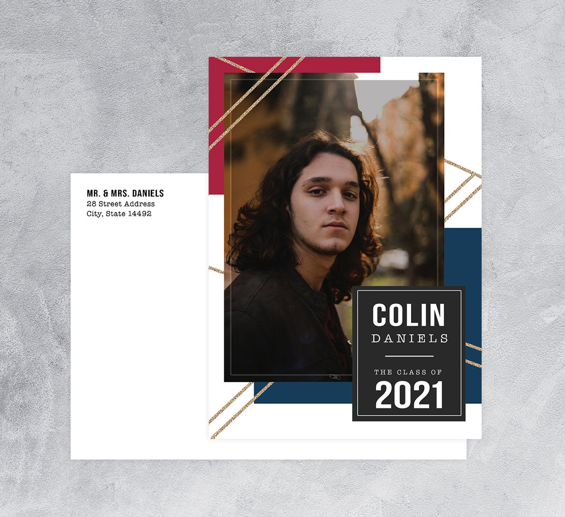 Red, White and Grad Announcement